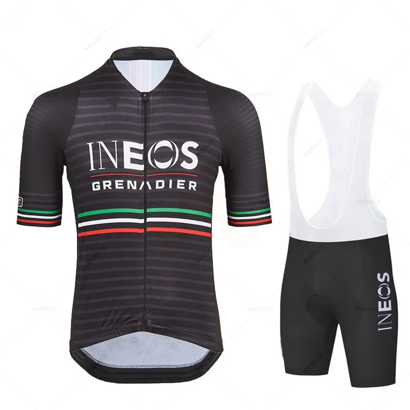 Ensembles de maillots de cyclisme Édition limitée Filippo Ganna Heure Record Bioracer Icon Set Summer Bicycle Suit Vêtements Ineos Maillot Ciclismo 230728