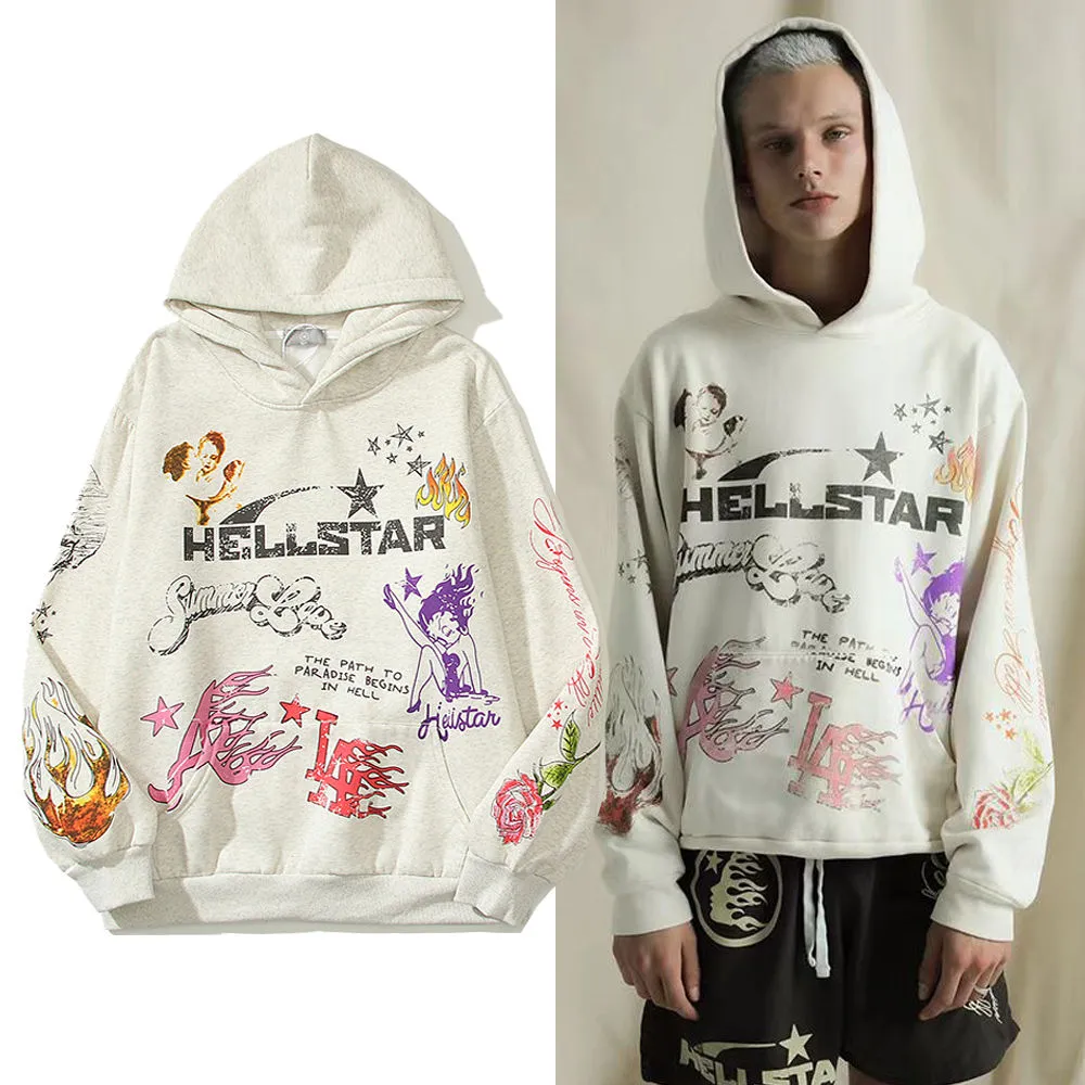 Hellstar Hoodie bapees Hommes Designer Full Zip Up Shark Hoodies pour Femme Noir Camouflage Veste Jaune Sweat À Capuche Sweat À Capuche