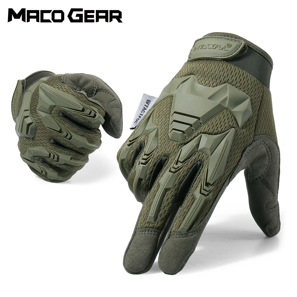 Guanti da ciclismo Guanti tattici Camo Esercito militare Guanti da ciclismo Sport Arrampicata Paintball Tiro Caccia Equitazione Sci Guanti con dita intere Uomo 230728