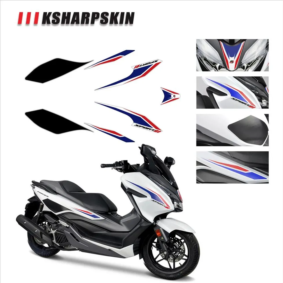 Body protection sticker KSHARPSKIN motorcycle decoration reflective decal modified appearance film for honda FORZA 125 300250P