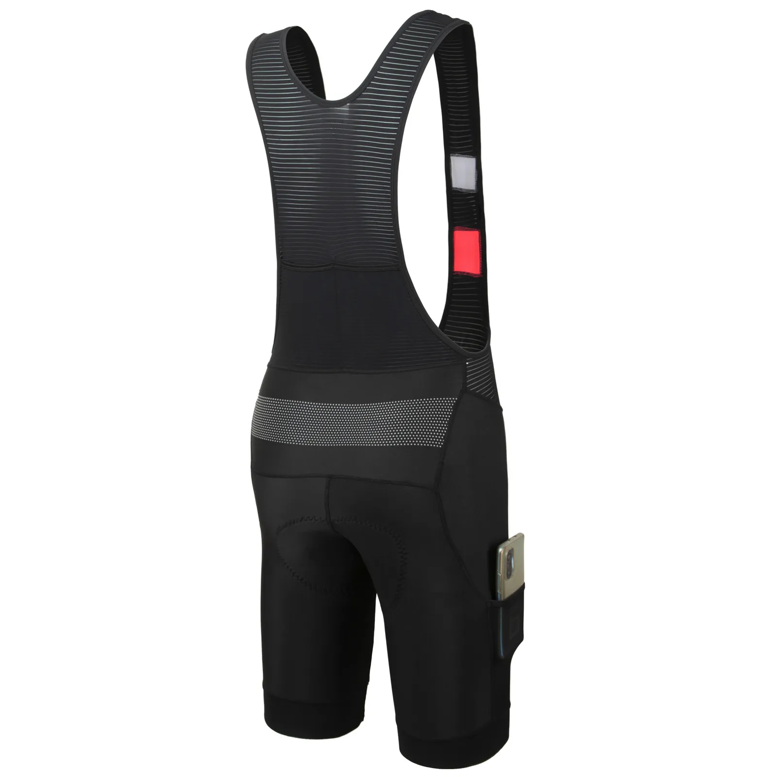 Radsport-Trägerhose Rsantce 4 Taschen Herren Radsport-Trägerhose Lange Reise Italien Pad 6 Stunden Hochreflektierende Fahrrad-MTB-Fahrradhose Kleidung 230727