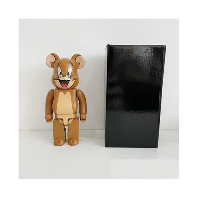 bearbrick figures 400% violence panda and mouse doll building blocks bear hand -made decorations doll toys