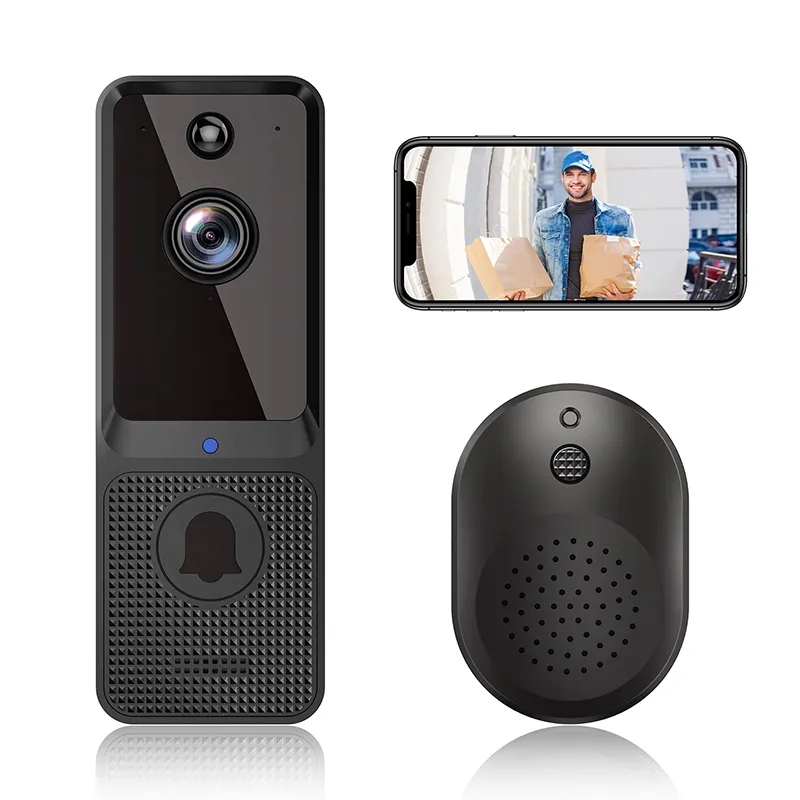 N8 Doorbell Camera Two-Way Audio Motion Detection Wireless Home Security Surveilance Camera App Control 1080p Smart Video Doorbell With Chime