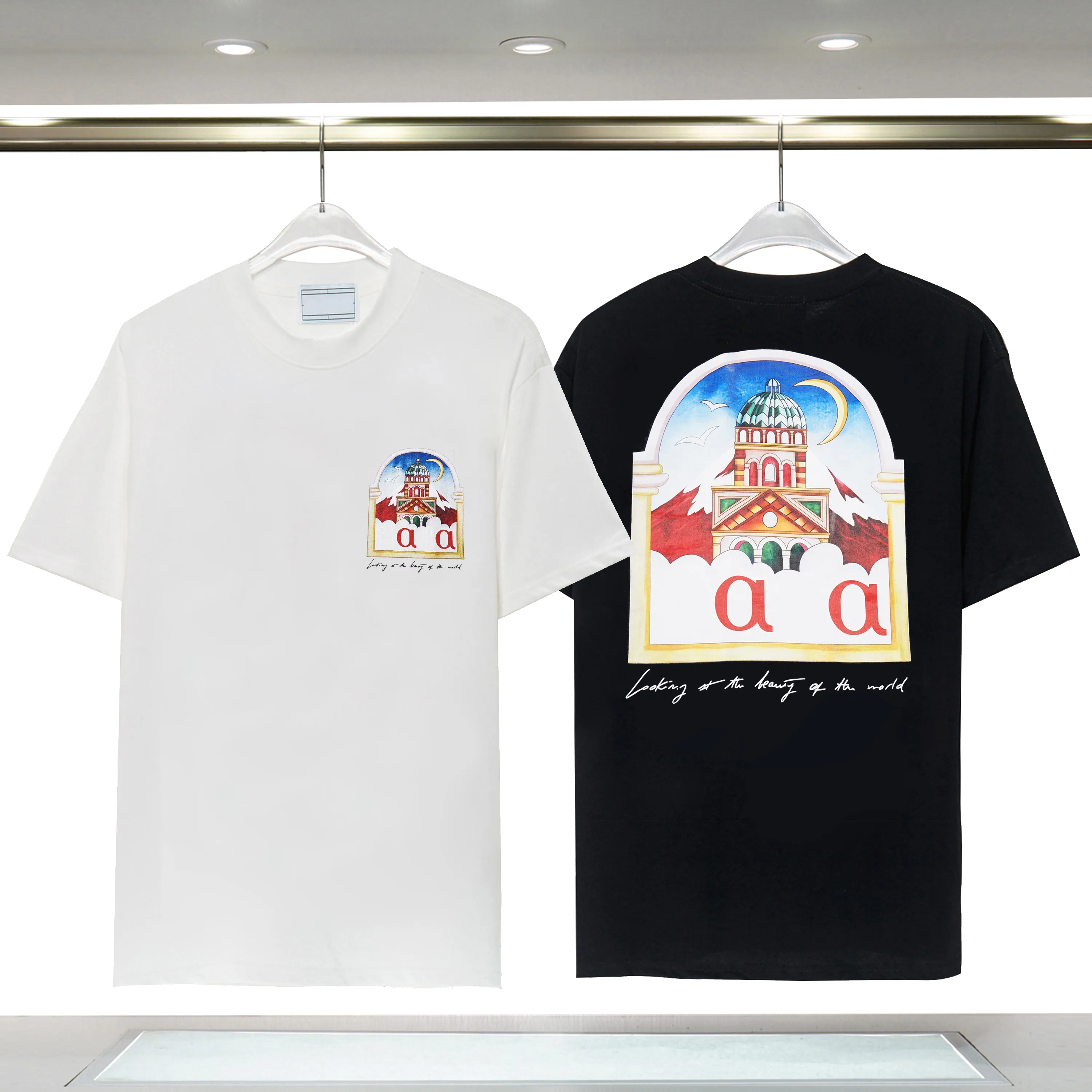 Camiseta de talla grande de algodón de moda de verano para hombre, camisetas para mujer y hombre, camisetas con letras impresas para hombre y mujer, camiseta de manga corta M--3XL