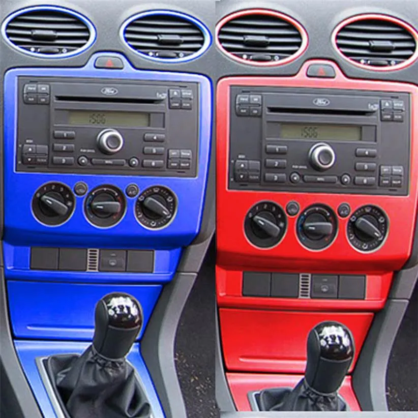 Ford Focus 2005-2008のためのセルフ接着カーステッカー3D 5Dカーボンファイバービーバーカーステッカーとデカールカースタイリングアクセサリー176L