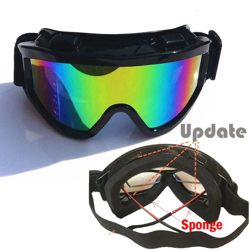 Ski Goggles Update Ski Glasses UV400 Windproof Dustproof Snow can Built-in Myopia lens Spone Skiing Goggles 230728