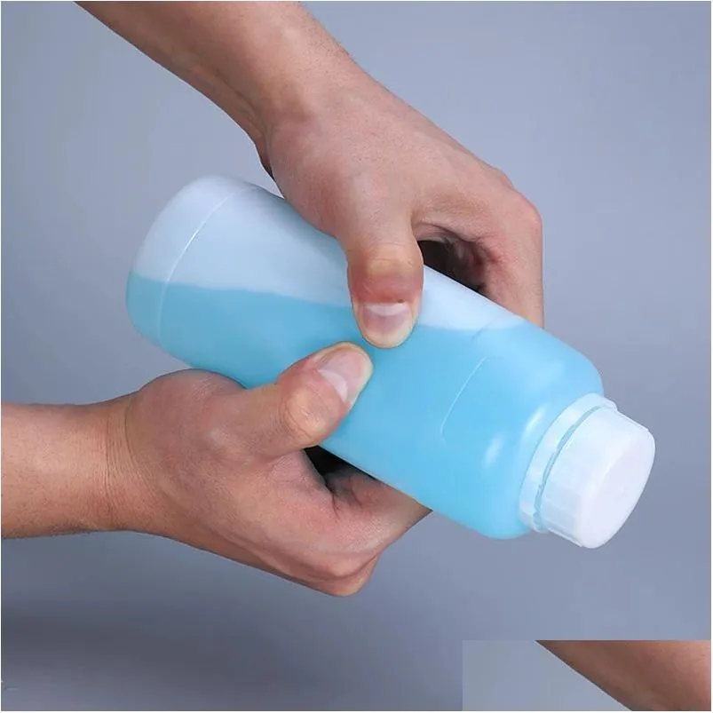Упаковочные бутылки 250 мл/500 мл/1000 мл пластиковая лабораторная химическая бутылка Небольшое рту.
