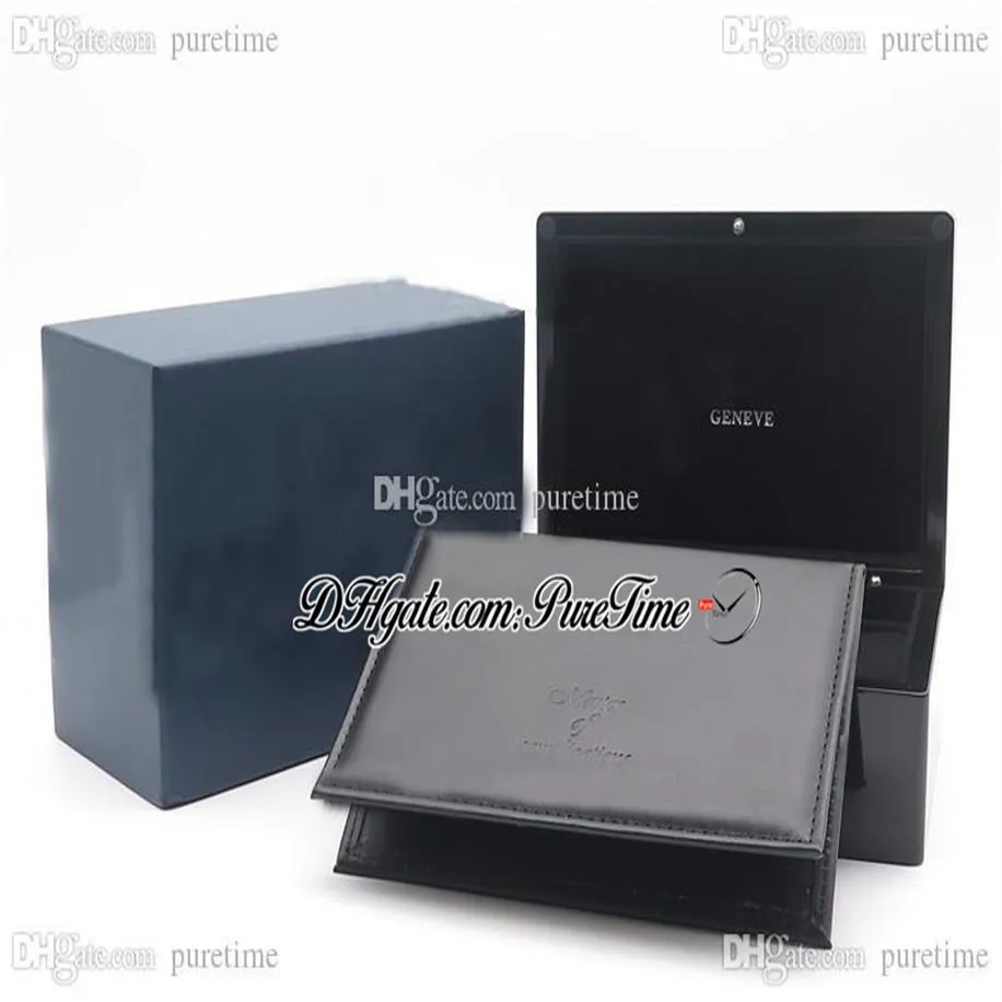 2021 FMBOX Watch Boxes Include Complete uppsättning Manual Booklet Paper Leahter Plånbok Handväska Super Edition Accessories FM Box Puret2862