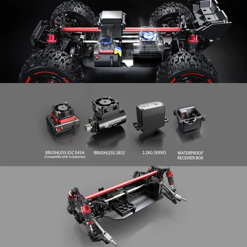 MJX Hyper Go 14210 1/14 4WD Brushless RC Truck High Speed