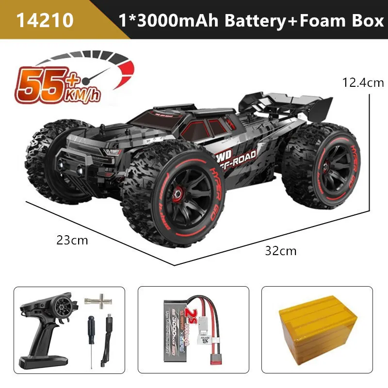Electric Rc Car: Mjx Hyper Go 14210 1/14 Scale 4Wd Brushless