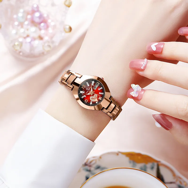 Kobiety zegarki Watches Wysokiej jakości luksusowy projektant mody Wodoodporny kwarc-battery 36 mm zegarek