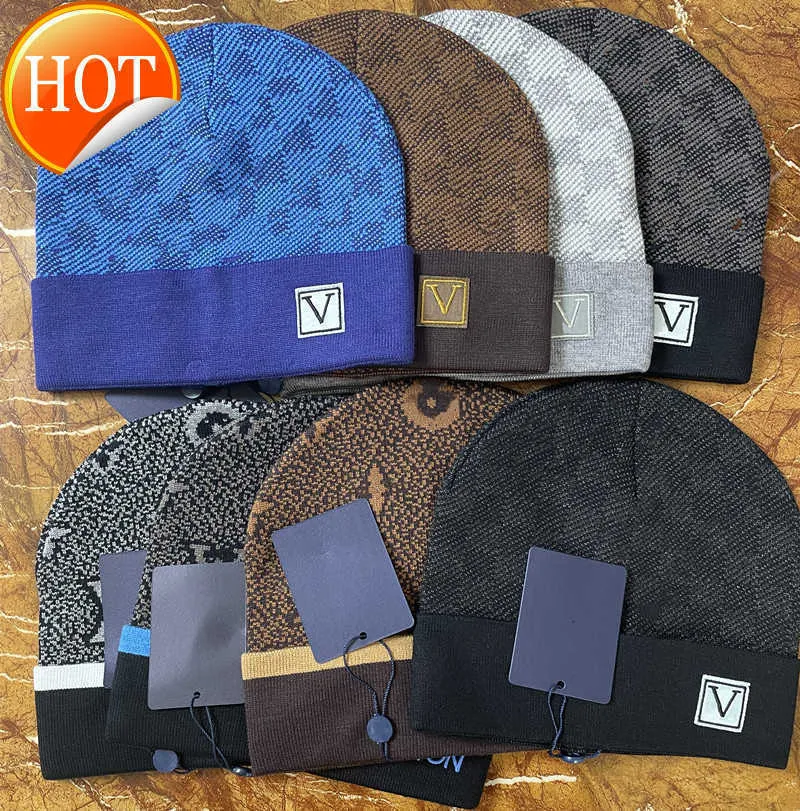 Bonnet/tête de mort casquettes mode hommes dames lettre concepteur chapeau haute qualité tricoté crâne hiver Beanie Hats5K9L