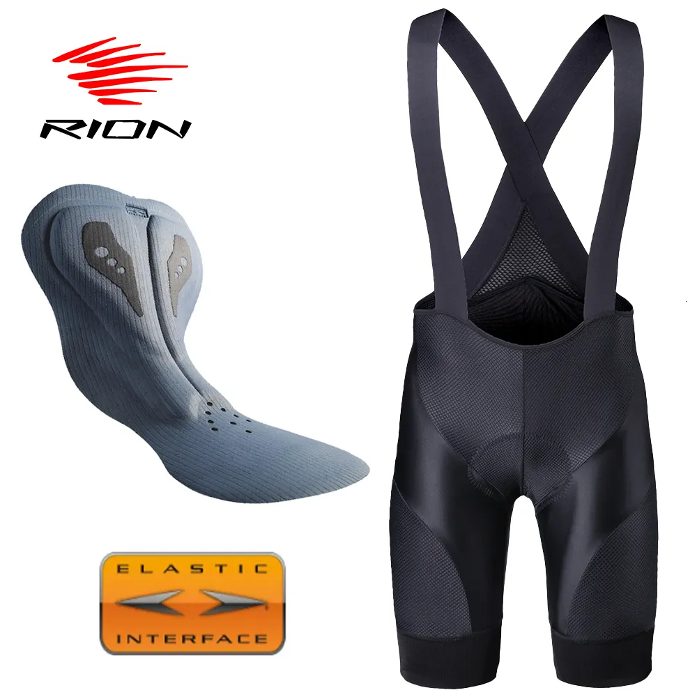 Radsport-Trägerhose RION Herren-Radsport-Trägerhose Fahrrad-Tights Bretele MTB-Fahrradbekleidung 3D-Polsterung Sport-Trägerhose Fernreflektierende Taschen 230727