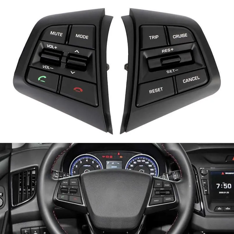 Auto Tasten Lenkrad Tempomat Fernbedienung Lautstärke Taste Mit Kabel Für  Hyundai Ix25 Creta 1 6L Bluetooth Switches203k Von 40,73 €
