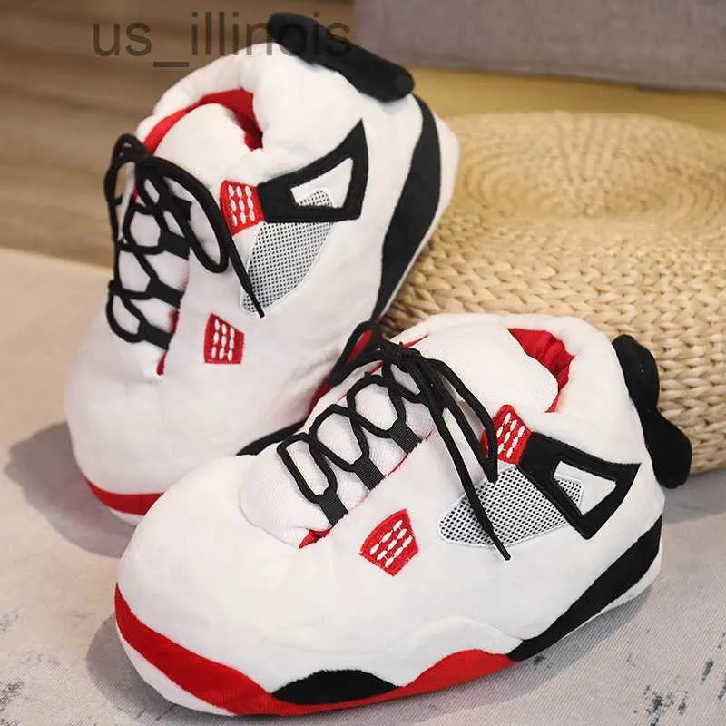 Winter Basketball Dinosaur Slipperss For Men And Women Stylish