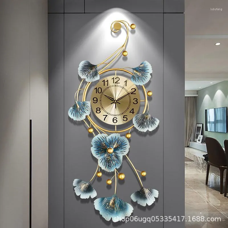 Wall Clocks Chinese Style Clock Living Room Home Fashion Art Atmosphere Decoration Hanging Table