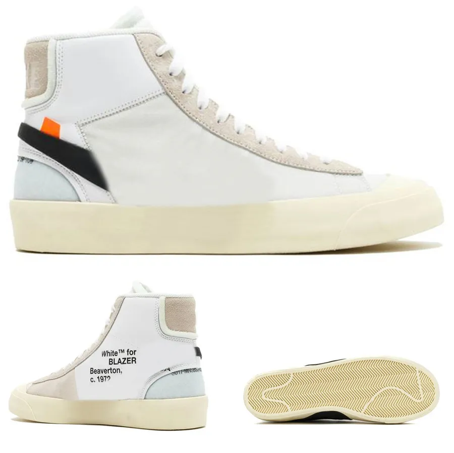 Le plus chaud Blazer Mid Queen Serena Williams Studio All Hallows Eve Grim Reapers Blanc Loup Gris Toile Hommes Femmes Chaussures De Plein Air Off Sports Sneakers Avec Boîte D'origine