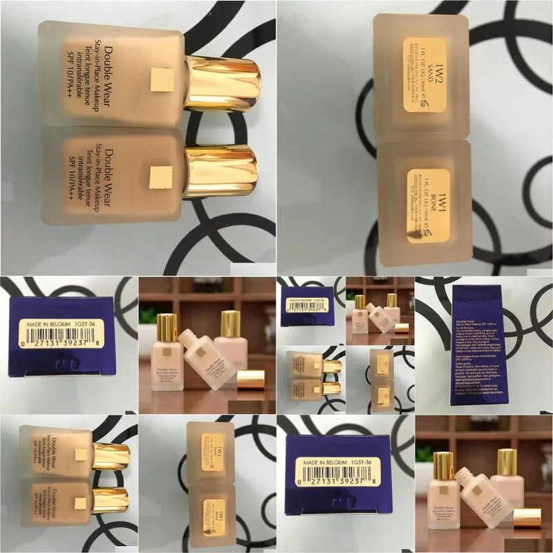 Autres articles de beauté pour la santé Ouble Wear Liquid Foundation Cosmetics 30Ml Matte Cream Makeup Drop Delivery Dhzim