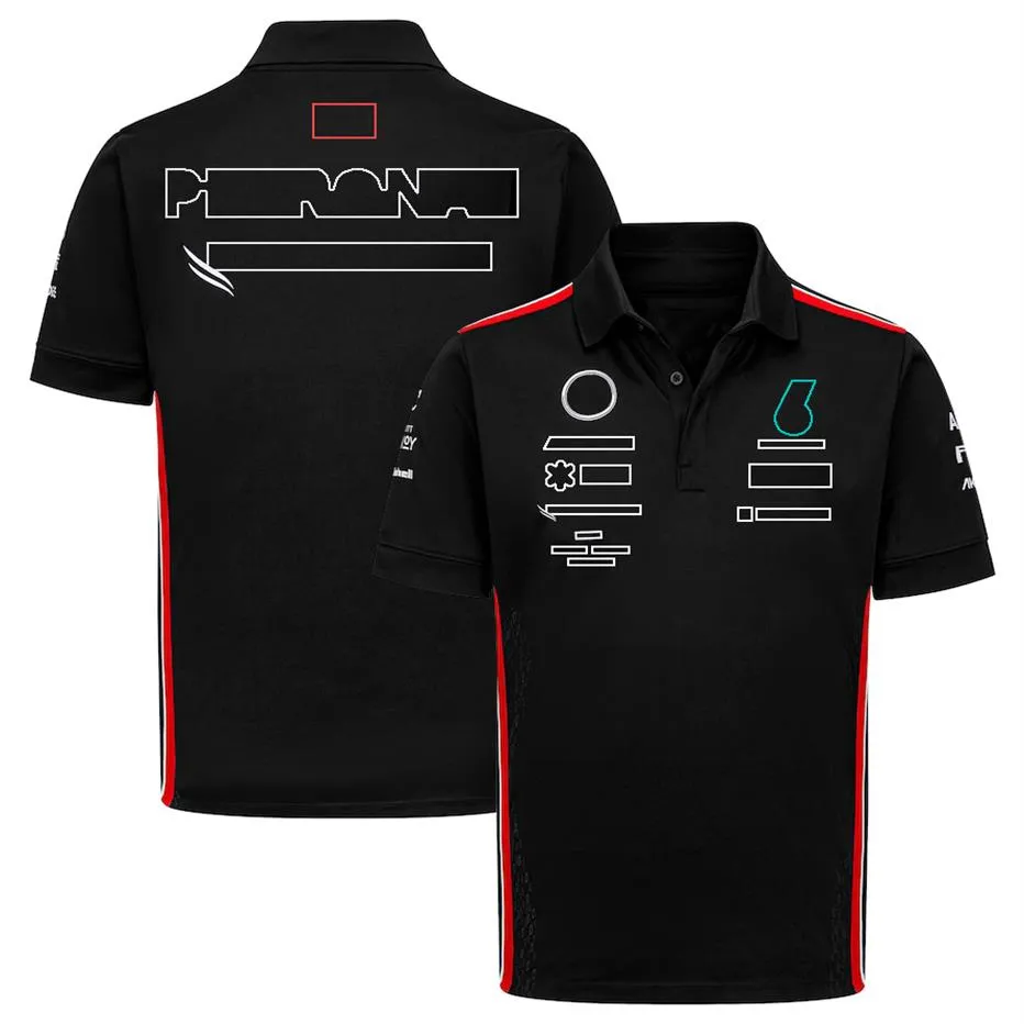 F1 Formula One short sleeve T-shirt car team clothes fans leisure polo clothes 2023 the latest model of racing clothes casual crew254j