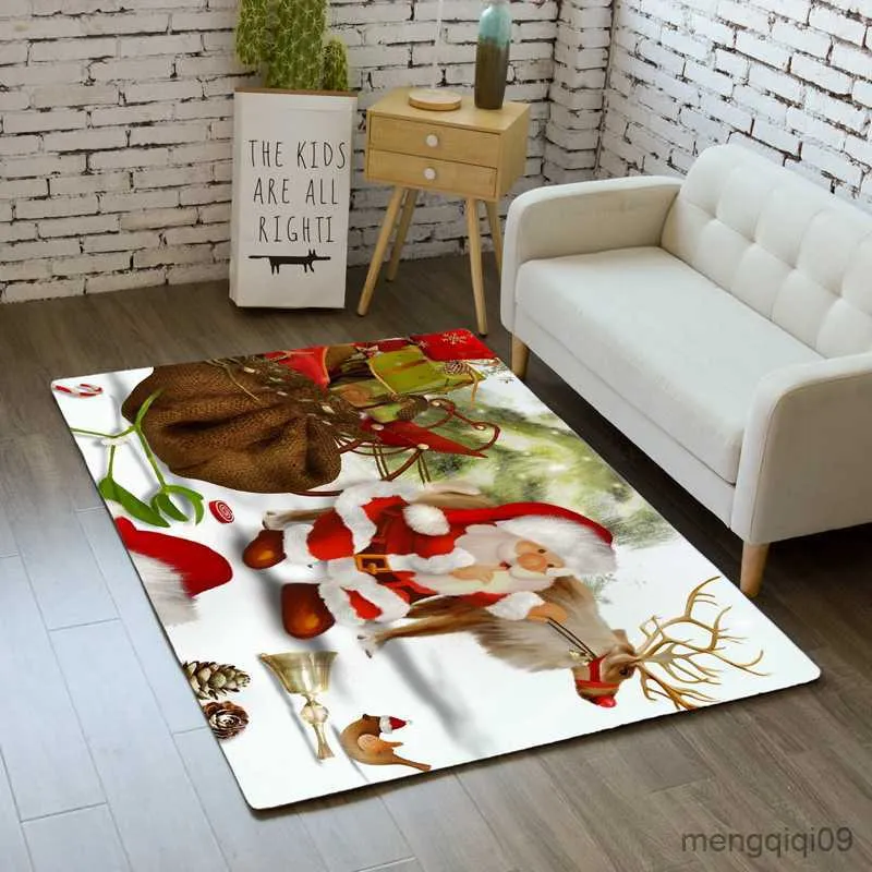 Tapis Joyeux Noël Tapis Tapis Neige Cadeaux Chambre Enfants Tapis De Jeu Doux Salle À Manger Tapis Tapis De Chevet Salon R230728