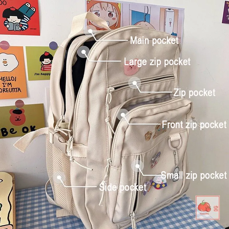 Schooltassen Japanse High School Meisjes Rugzak Schooltassen Voor Tienermeisjes Multi Zakken Kawaii Rugzak Vrouwen Leuke Mochila 230727