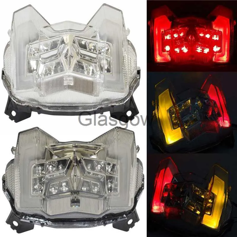 Éclairage de moto EMark LightGuide Chrome Led intégré feu arrière frein arrière clignotants lumière pour YAMAHA FZ09 MT09 2017 2018 2019 x0728