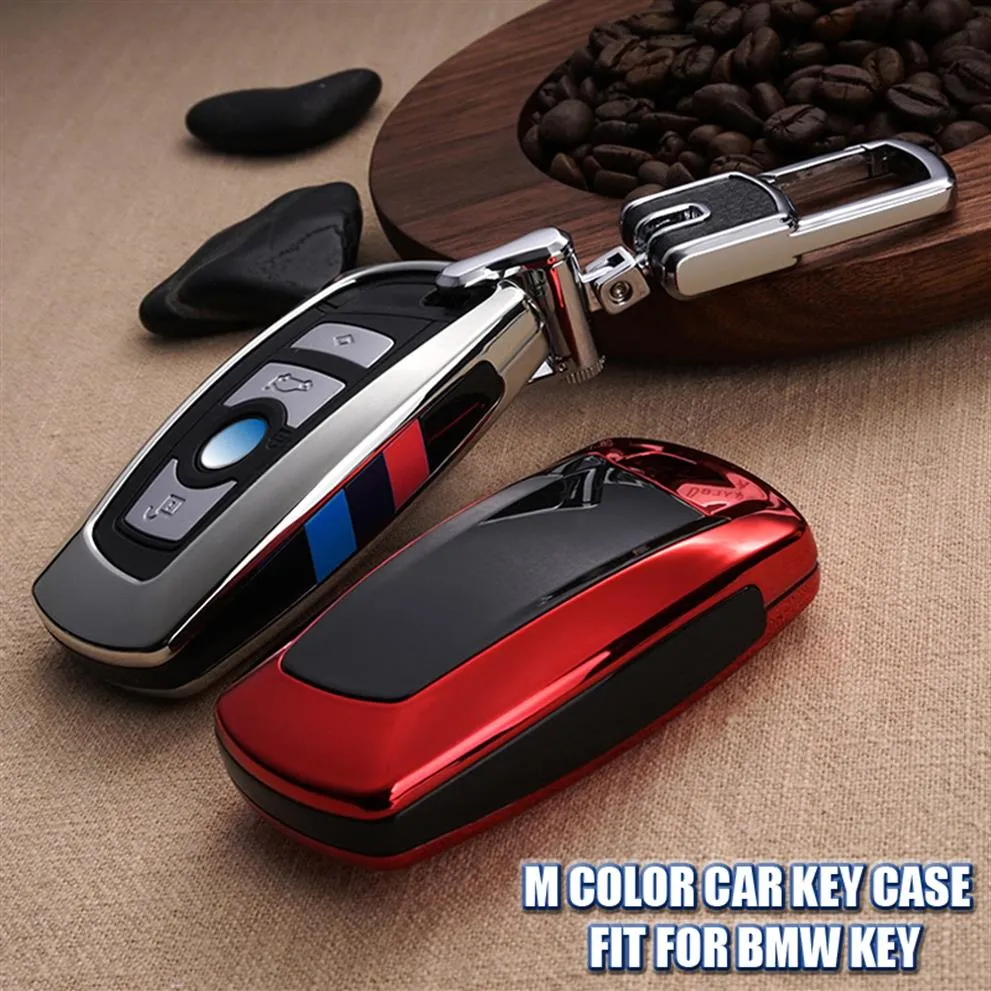 M Color Car Ключ Кейс FOB Shell Cover для BMW 5 Series GT 525LI 1 2 7 Новый 3 x3338C