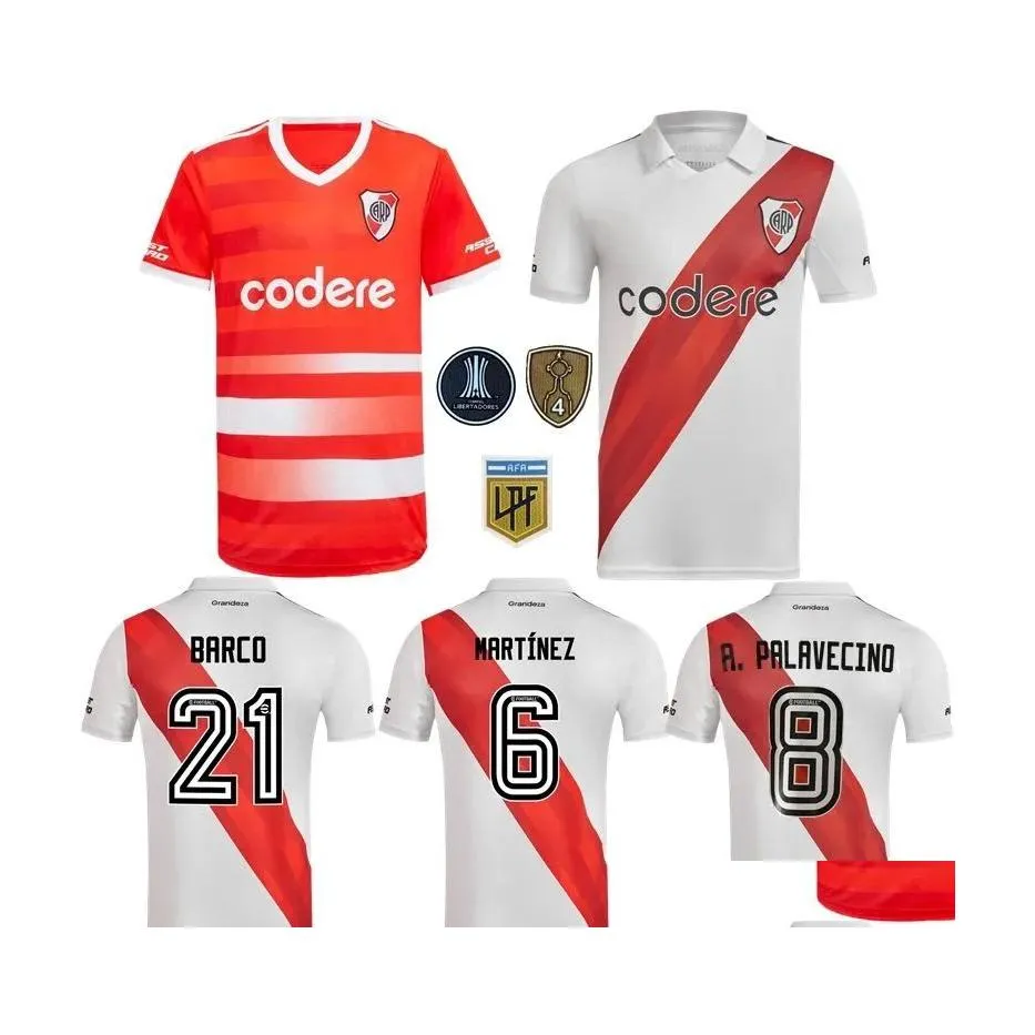 Roupa de Yoga 22 23 River Plate Camisa de Futebol Quintero Romero Borja De La Cruz Libertadores Pratto Fernandez Pinola Borre Carrascal M. Otmrq