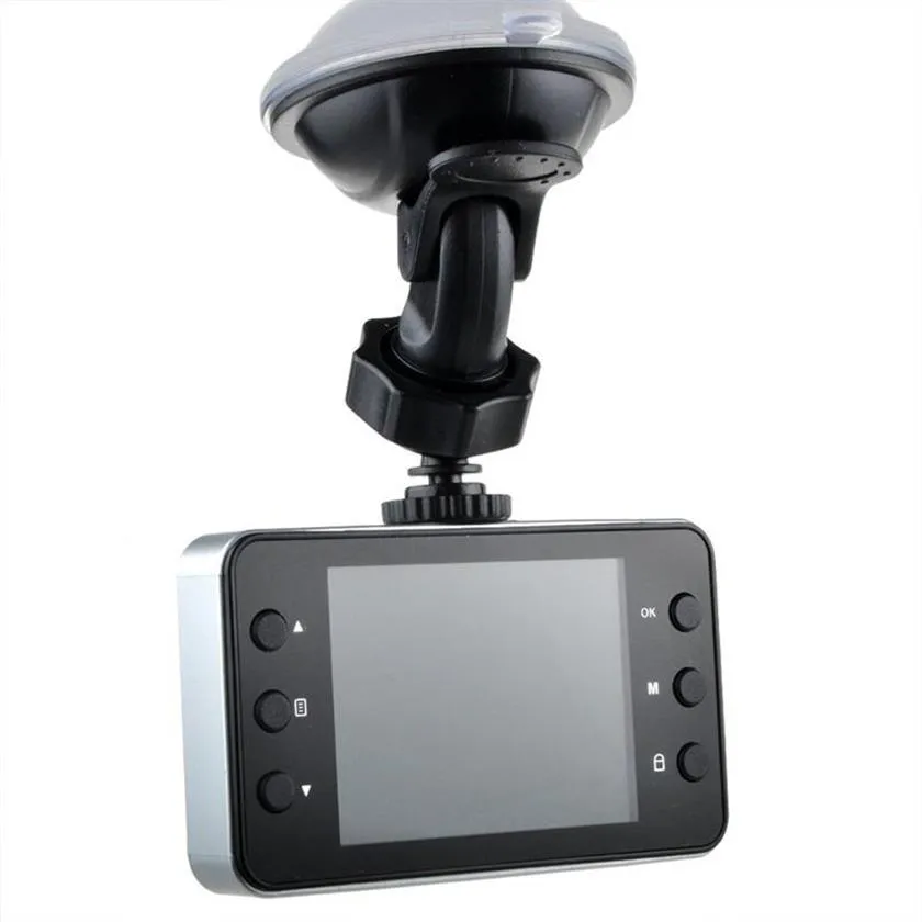 Car DVR 2 4 cale K6000 Full HD Cam Cam Cam Kamer LED Nocny rejestrator kamera PZ910 Monitorowanie parkowania Wykrywanie jednego klucza EPACK3448