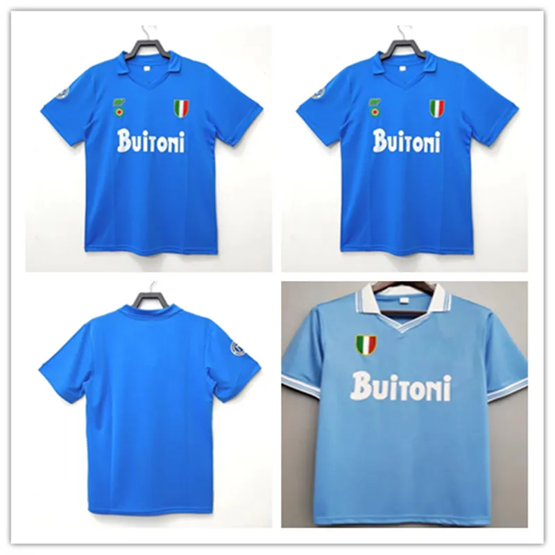 1986, 87, 88 Heim-Vintage-Fußballtrikot MARADONA 10 Klassisches Vintage-Trikot, einheitliches Thailand-Premium-Set für Jungen-Fußballtrikot