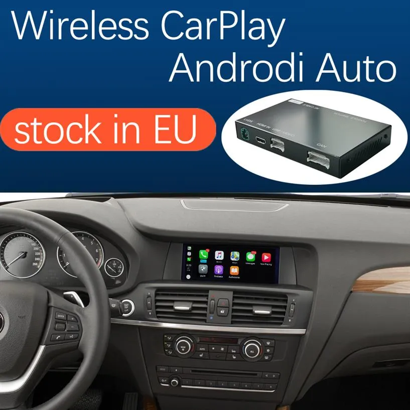 BMW CIC NBTシステムX3 F25 X4 F26 2011-2016のAndroid Auto Mirror Link AirPlay Car Play299H用ワイヤレスカープレイインターフェイス