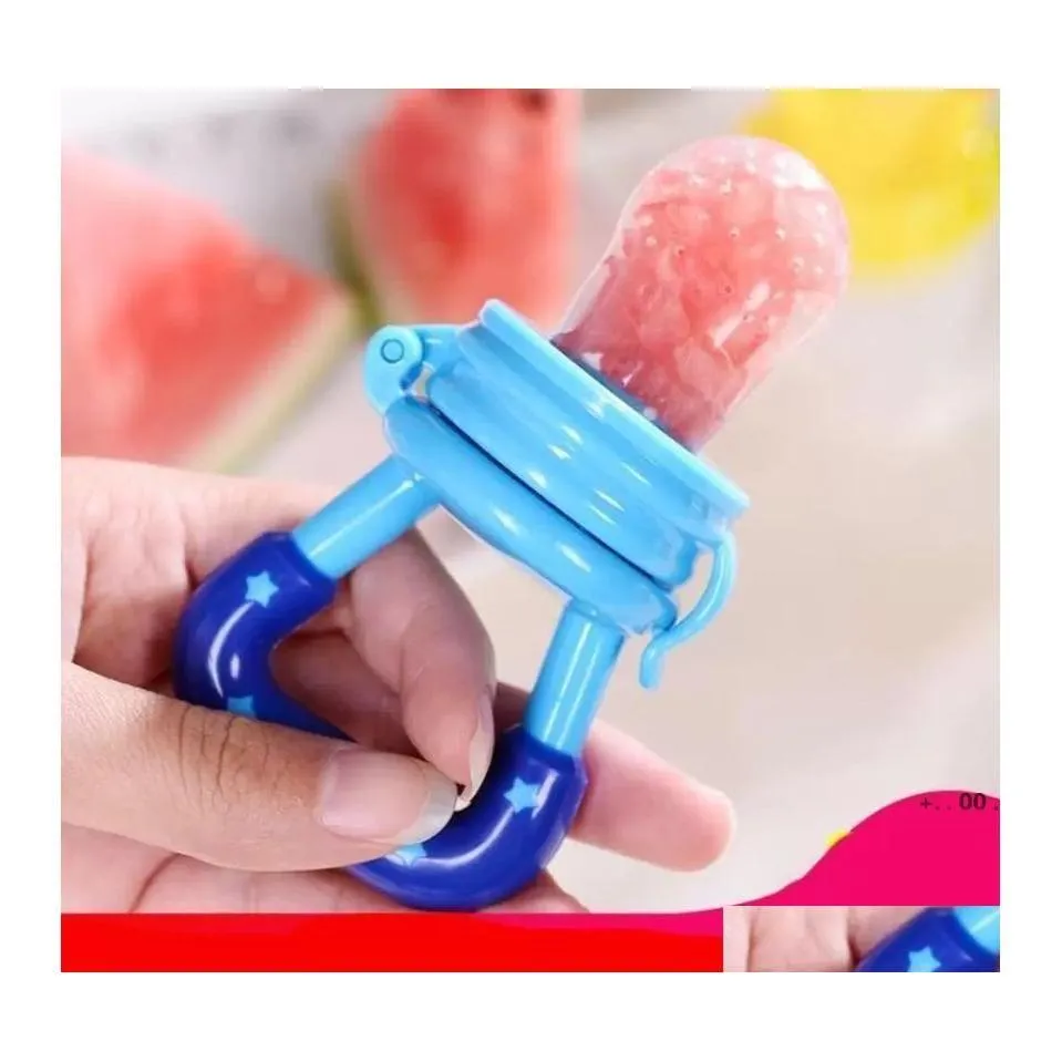 Brinquedo de festa Bebê Mordedor Mamilo Frutas Comida Mordedor Sila Bebe Sile Alimentador de Segurança Bite Ortodôntico Mamilos P1128 Drop Delivery Home G Dhpwv