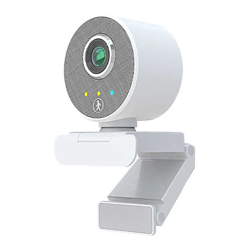 Webbkameror 1080p Humanoid Auto Tracking Webcam Brus Reduction Camera för Video Online Web