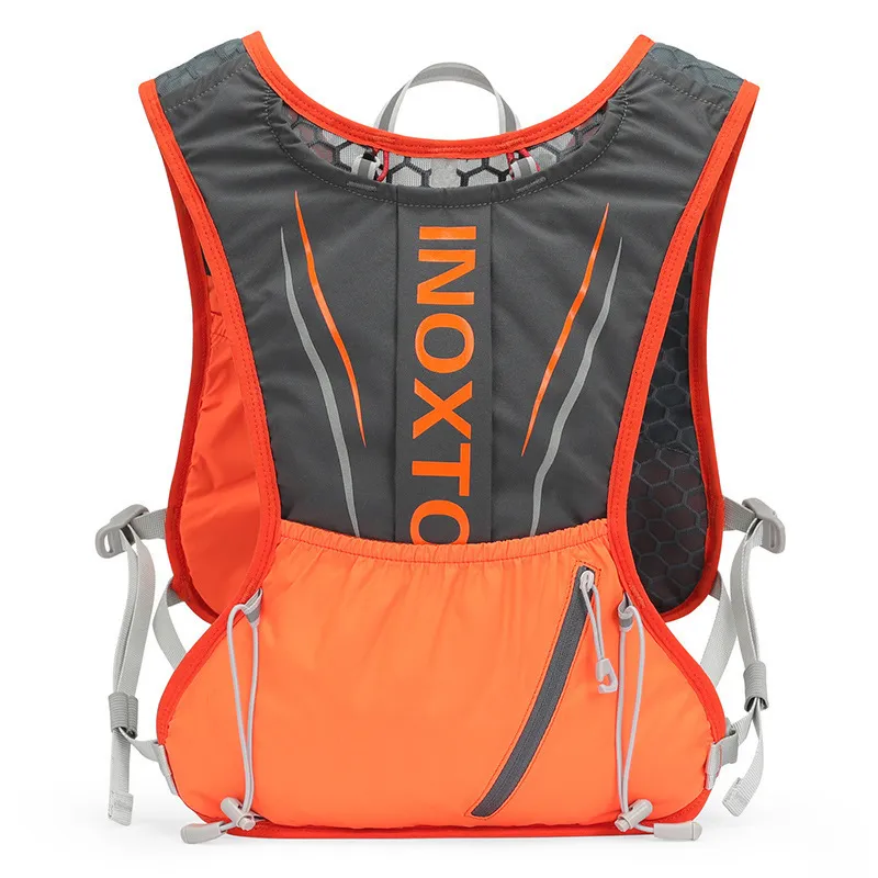 Borse da esterno Zaino da trail running 5L Outdoor Cross-country Marathon Gilet di idratazione Marsupio Zaino da equitazione ultraleggero Borsa da 1,5 litri per l'acqua 230727