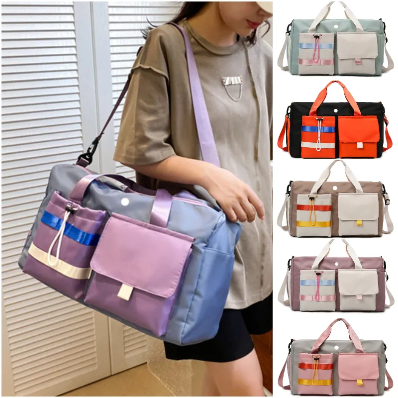 HAGUSU Waterproof Yoga Mat Bag With 2 Pockets - Adjustable Shoulder Strap Carrier