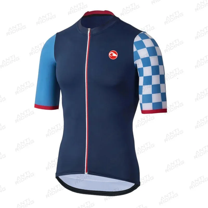 Cyclisme Chemises Tops Haute Qualité Hommes Maillots À Manches Courtes Vélo VTT Vélo Jeresy Vêtements Porter Ropa Maillot Ciclismo 230728