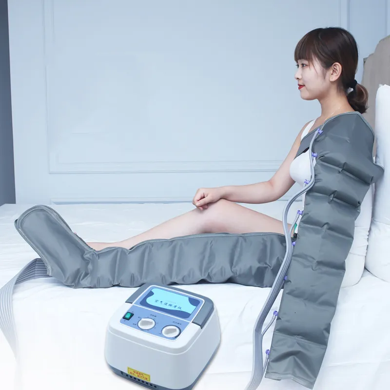 Leg Massagers Electric Pressotherapy Air Compression Foot Massager Vibration Infrared Therapy Arm Waist Pneumatic Wave Pressure Machin 230728