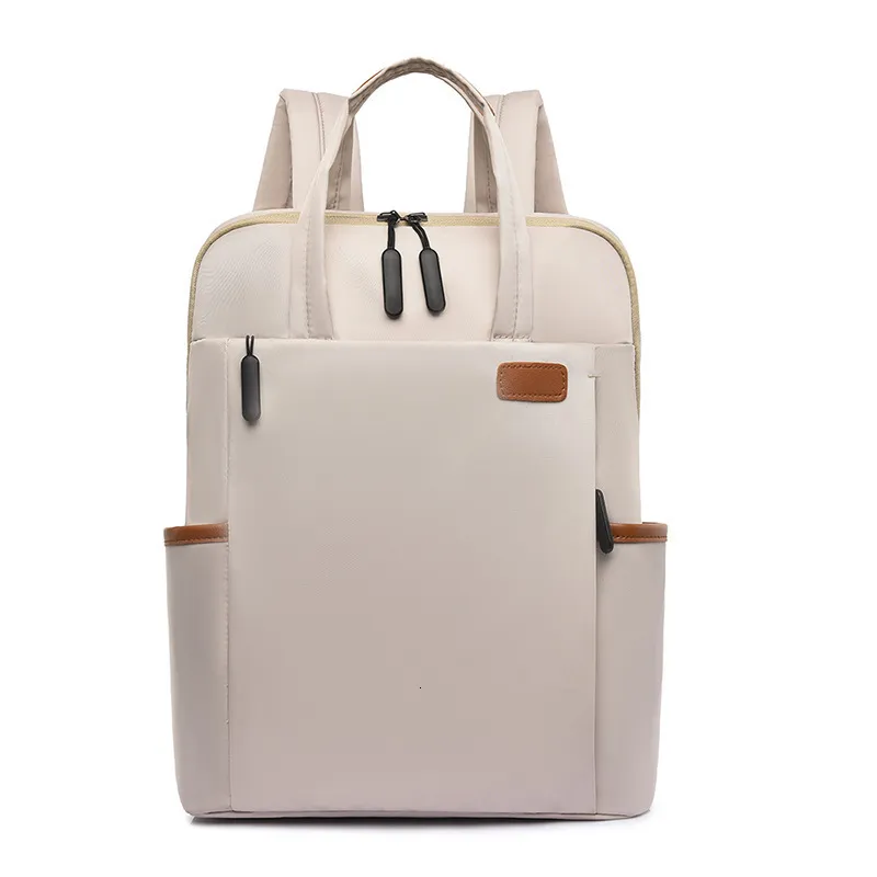 Okul çantaları su geçirmez kadınlar iş sırt çantası moda oxford öğrenci sırt çantaları 13 4 inç dizüstü bilgisayar çantası sıradan seyahat sırt çantası mochila 230729
