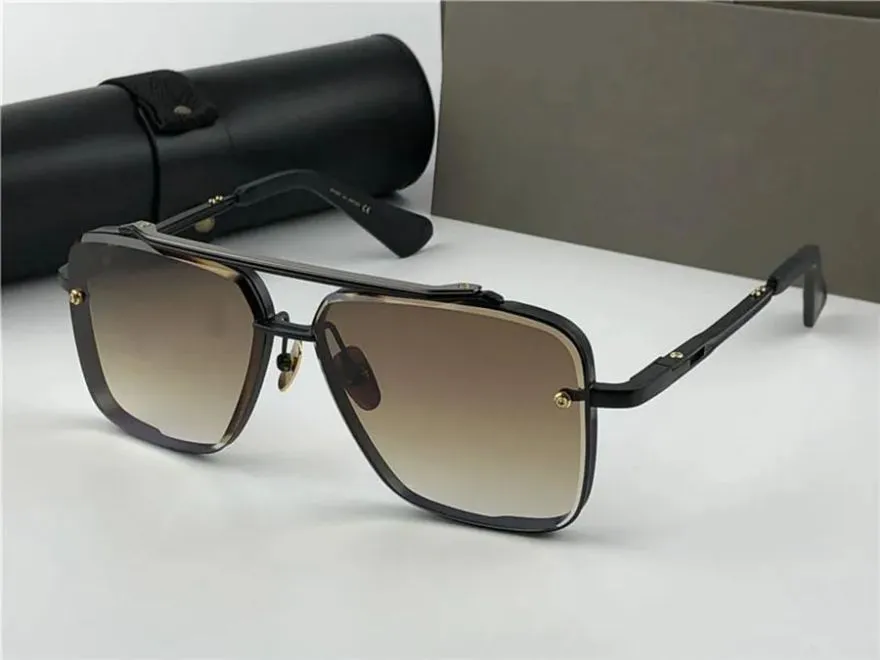 Hochwertige Mach Six-Sonnenbrille, übergroße Herren-Sonnenbrille, Outdoor-Strand-Fahrbrille, Antireflex-UV400-Adumbral-Designer-Sonnenbrille für Herren