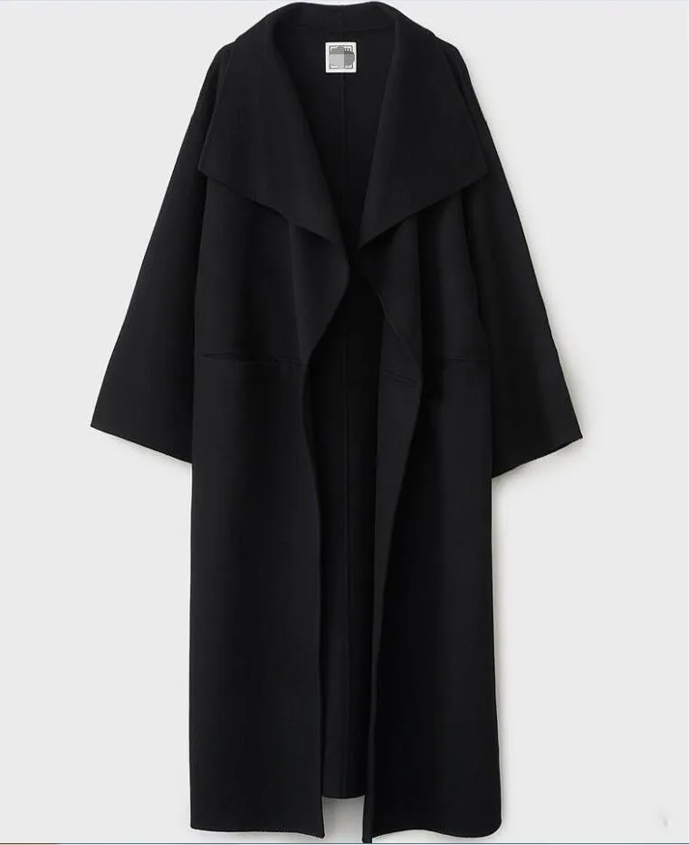 Signature Wool Cashmere Wool Cape Coat For Women Long Side Slit Style 23 Tote From Jinguangcanlan558 160.11 DHgate.Com