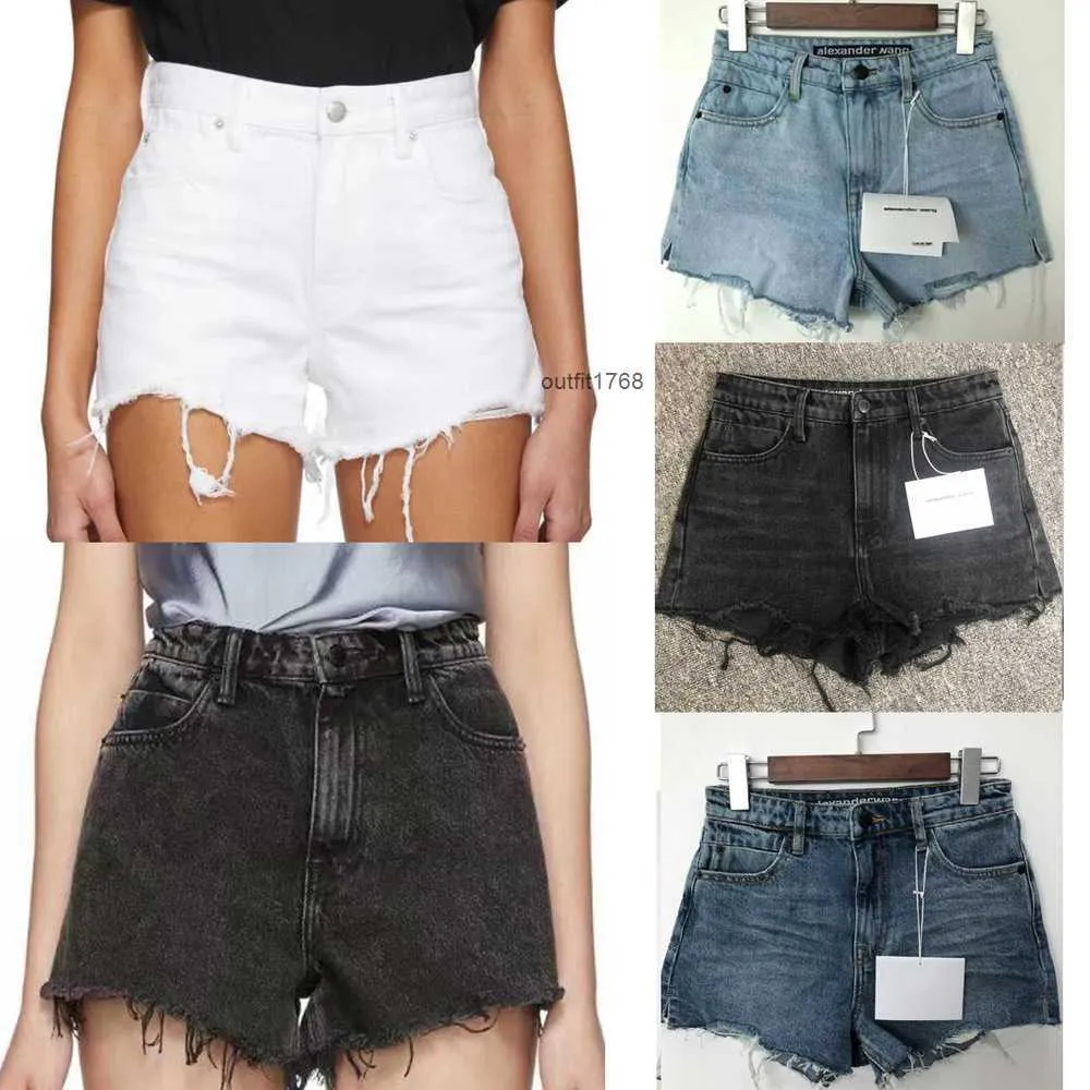 Aw King's Same High Waist Rugged Denim Shorts Women