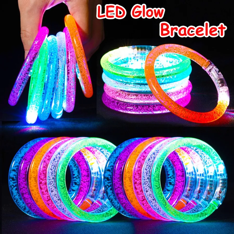 5/10/15/30/50Pcs Colorful LED Glow Sticks Light-Up LED Glow