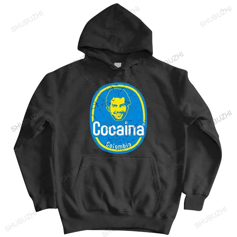 Felpe con cappuccio da uomo Giacca con cappuccio nera per uomo Abbigliamento di marca Pablo Escobar Plata O Plomo Felpa con cappuccio autunno uomo Felpa con cappuccio Taglie forti