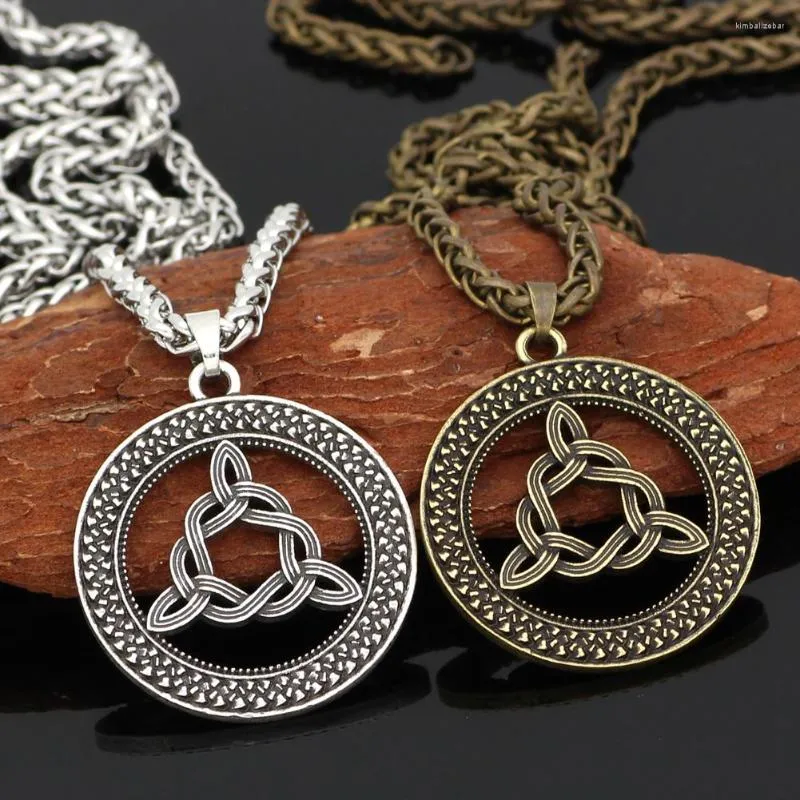 Pendentif Colliers Hommes Viking Amulette Odin Symbole Collier -avec Sac Cadeau