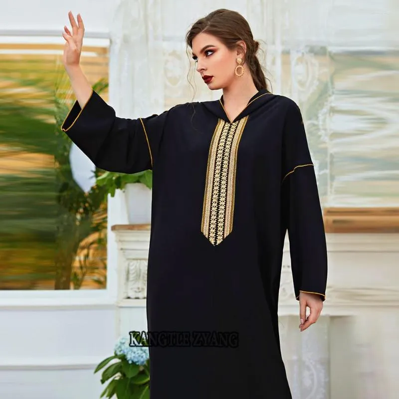 エスニック服eidブラックローブアバヤドバイカフタントルコイスラムアラビアイスラム教徒のドレス