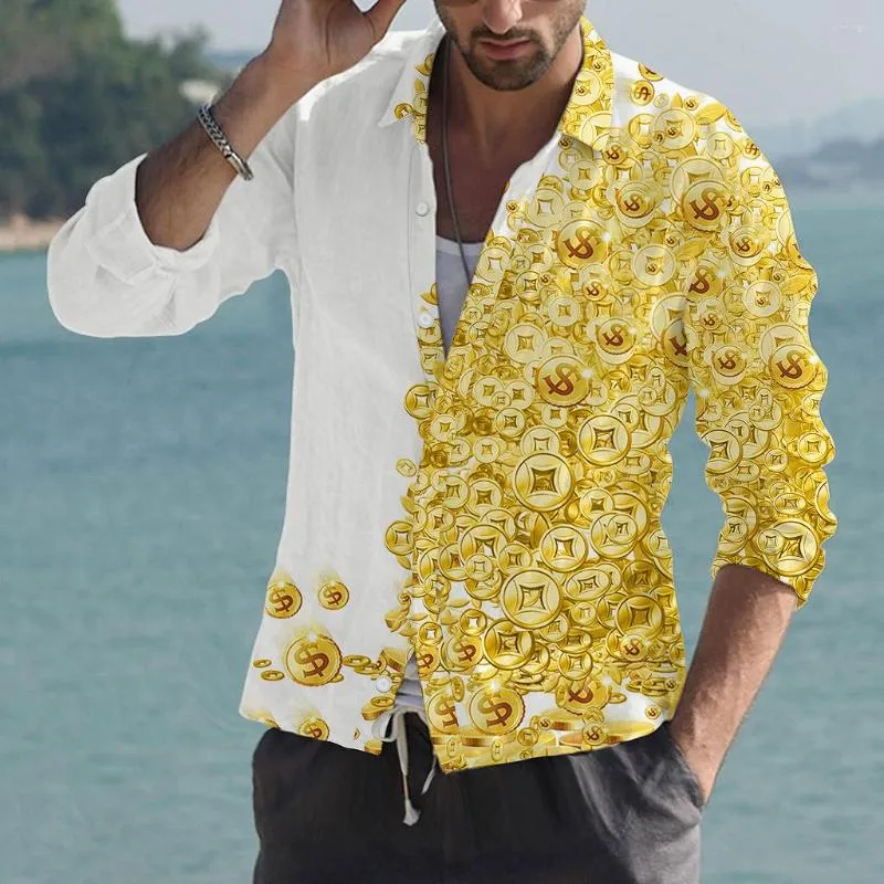 Men's long sleeve sales hawaiian dress shirts