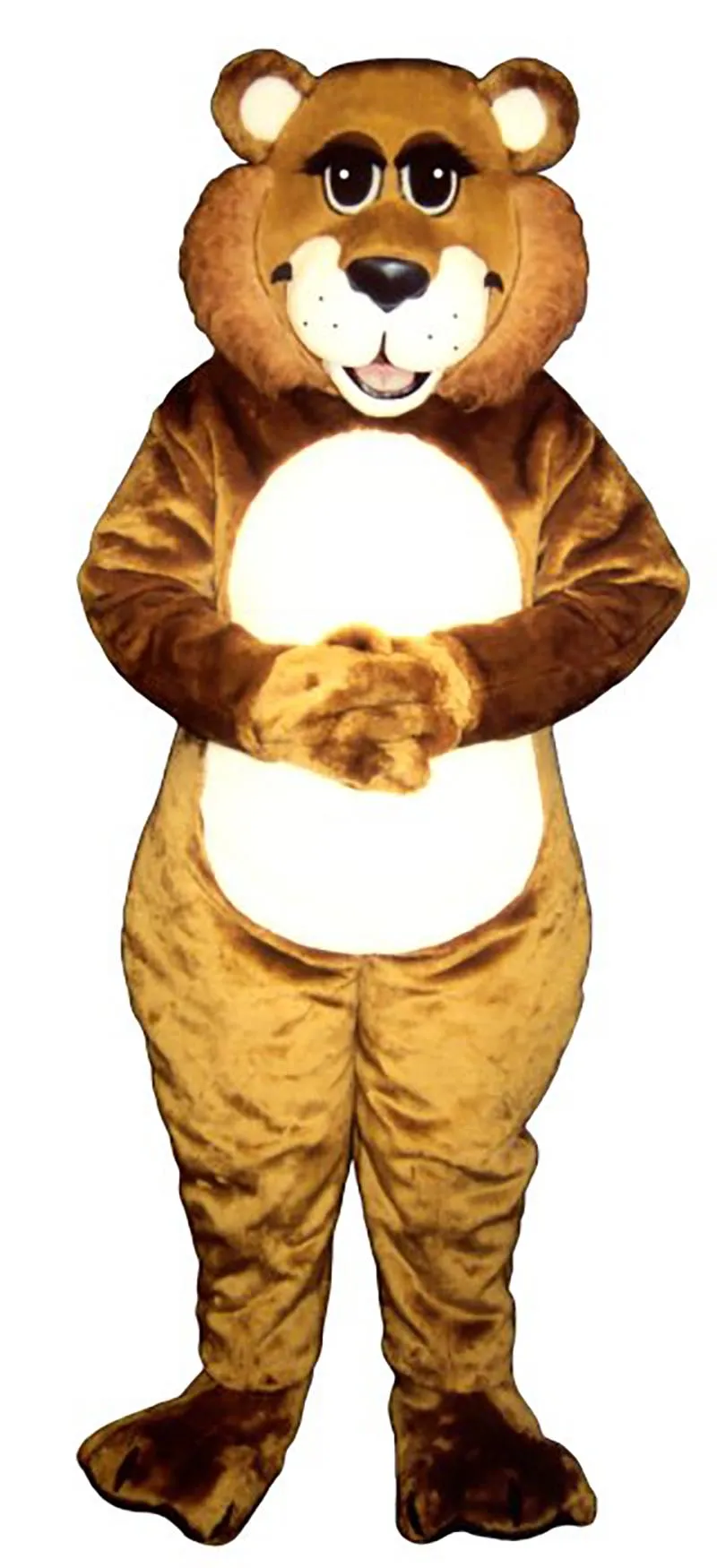 أزياء التميمة Baby Lion Mascot Suit Suit Xmas Outdoor Partn