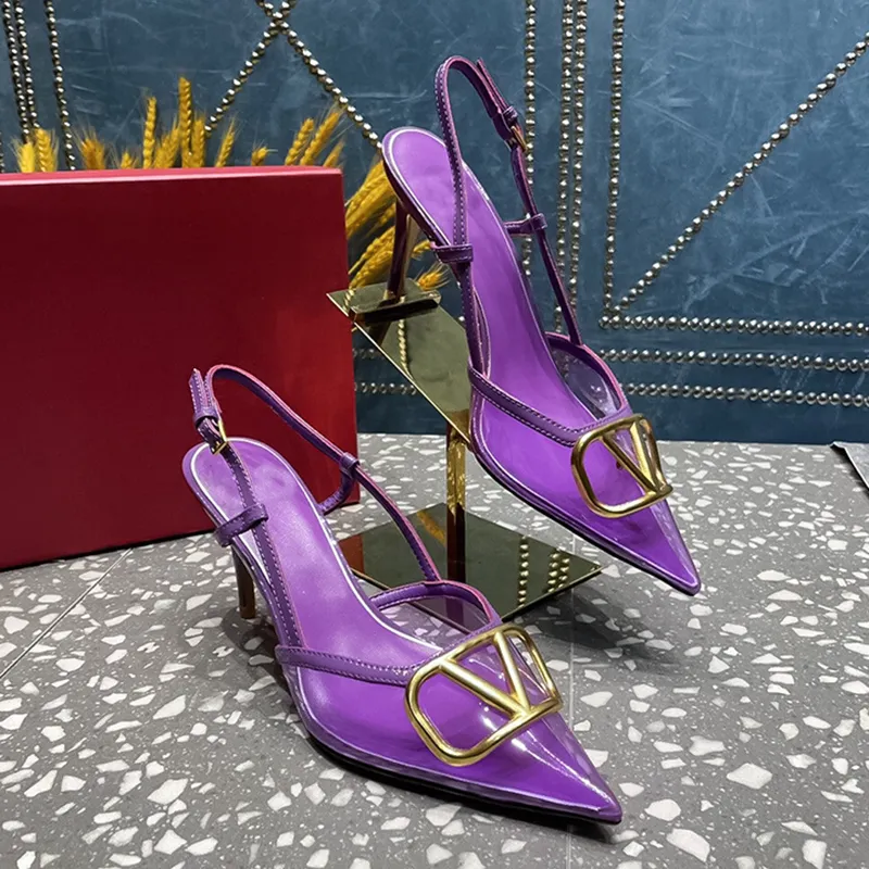 Pvc pointed heels clearance