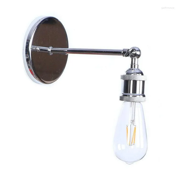 Wall Lamps LED Silver Retro Vintage Antique Lamp Beside Bedroom Bathroom Loft Style Industrial Light Fixtures Living Room