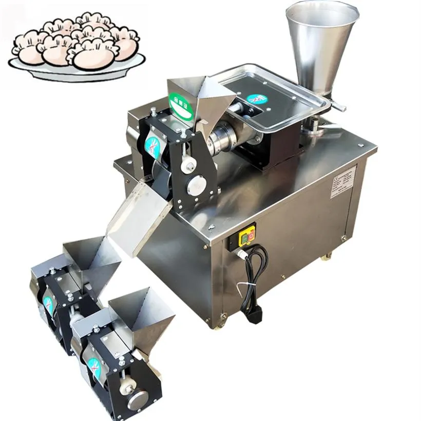 Usine Dumpling Samosa faisant la machine Fabricant automatique de boulettes 4800pcs h Machine d'emballage de boulettes en acier inoxydable211M